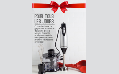 Concours gagnez des accessoires de cuisine