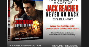 Concours gagnez un Blu-ray du film Jack Reacher Never Go Back