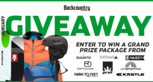 Concours gagnez un Ensemble cadeaux Backcountry Magazine
