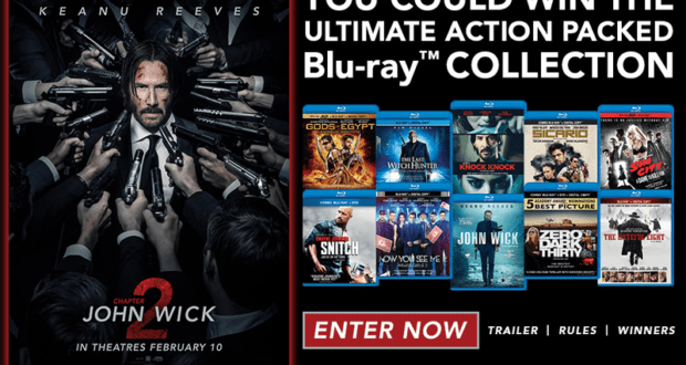 Concours gagnez un Ensemble cadeaux de films d'action