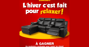 Concours gagnez un Mobilier de salon modulaire inclinable