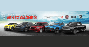 Concours gagnez un Véhicule Chrysler, Jeep, Dodge, Ram ou FIAT 2017 2018