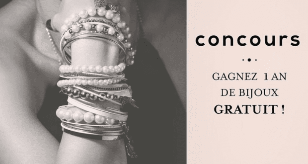 Concours gagnez un an de bijoux de L'Horloger