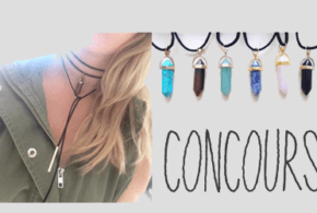 Concours gagnez un choker avec pierre naturelle