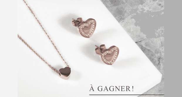 Concours gagnez un collier et une paire de boucles d'oreilles