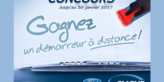 Concours gagnez un démarreur à distance