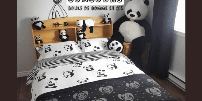 Concours gagnez un ensemble de literie Panda