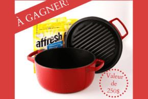 Concours gagnez un plat de cuisson en fonte de qualité supérieure