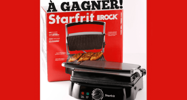 Concours gagnez un presse panini « The Rock » de Starfrit