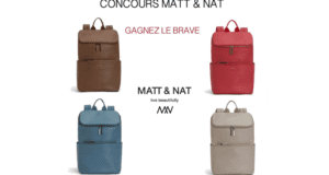 Concours gagnez un sac à dos MATT&NAT BRAVE
