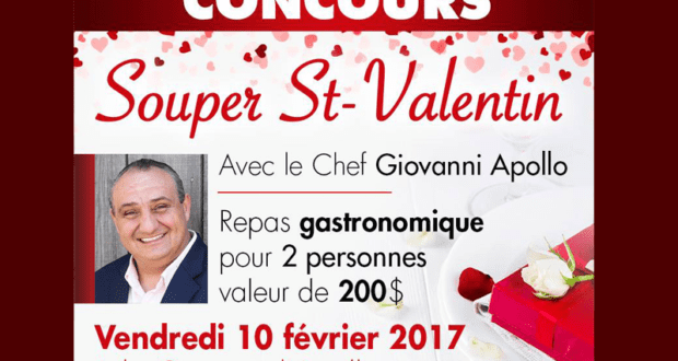 Concours gagnez un souper gastronomique pour deux