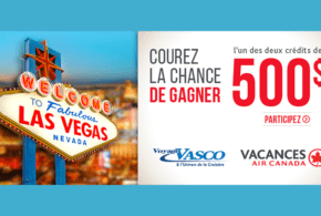Concours gagnez un voyage à Las Vegas