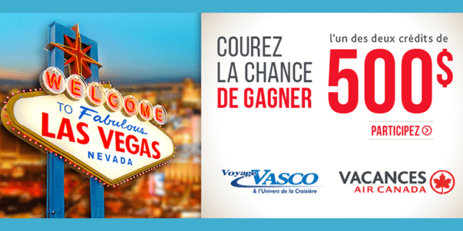 Concours gagnez un voyage à Las Vegas