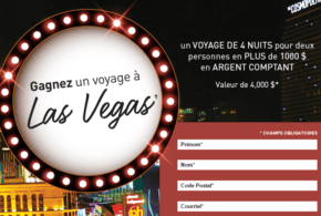 Concours gagnez un voyage à Las Vegas pour deux