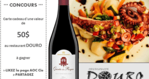 Concours gagnez une carte-cadeau Restaurant Douro de 50$