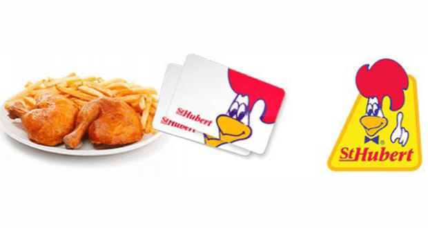 Concours gagnez une carte-cadeau St-Hubert de 100$