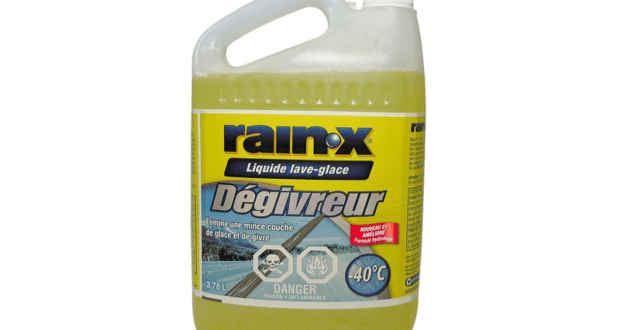 Contenant de lave-glace Rain-X à 64¢