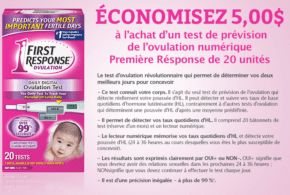 Coupon Rabais de 5$ Première Réponse