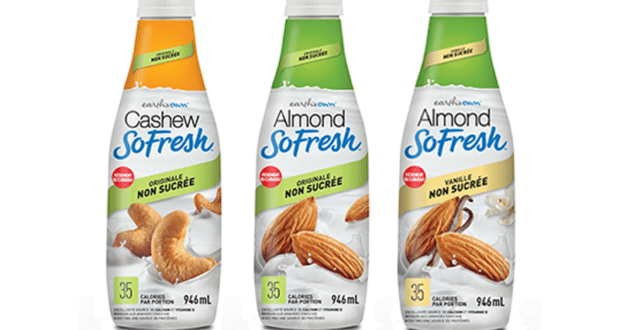 Coupon rabais sur les boissons SoFresh Almond ou Cashew