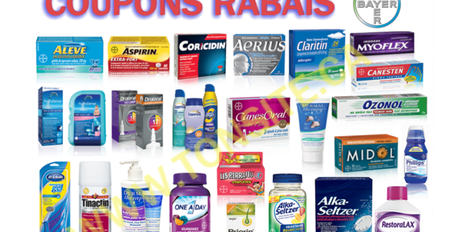 Coupons Rabais - Bayer - My Medicine Cabinet