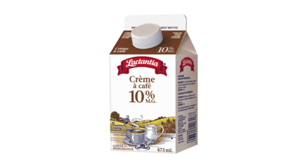 Crème à café Lactantia à 1$ chez Tigre Géant