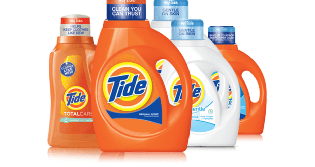 Détergent à lessive liquide Tide à 1,98$