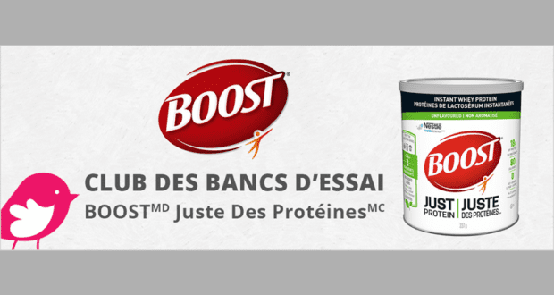 Essayez gratuitement la nouvelle poudre Juste des protéines Boost