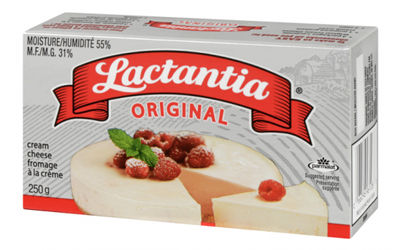 Fromage à la crème Lactantia Original à 1.50$