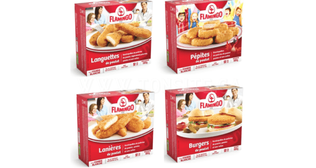 Portions de poulet panées Flamingo à 4,94$