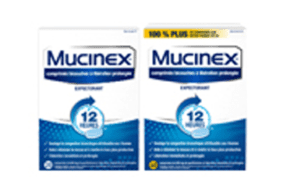 Rabais de 2 $ à l’achat d’un produit expectorant Mucinex