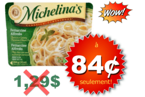 Repas surgelés Michelina’s à 84¢ seulement