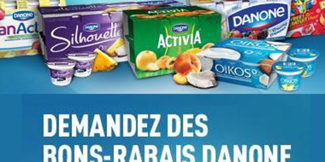 économisez sur des produits Danone