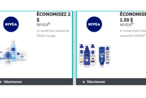 Économisez sur des produits Nivea