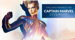 Concours gagnez 1 Figurine Captain Marvel de 499.99$