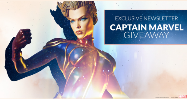 Concours gagnez 1 Figurine Captain Marvel de 499.99$