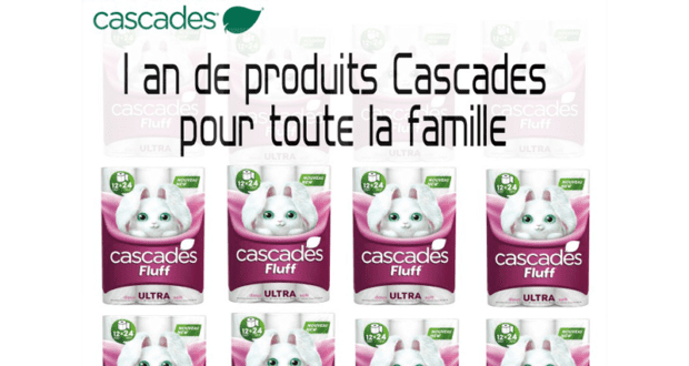 Concours gagnez 1 an de produits Cascades