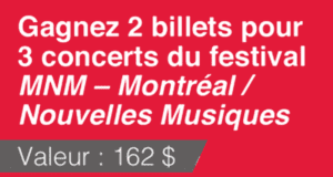 Concours gagnez 2 Billets pour 3 Concerts du Journal 24Heures