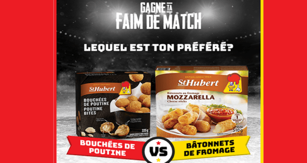 Concours gagnez 250$ de produits St-Hubert