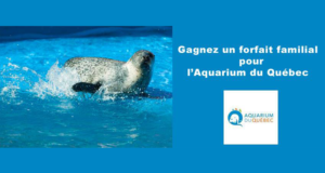 Concours gagnez des Billets pour l'Aquarium du Québec