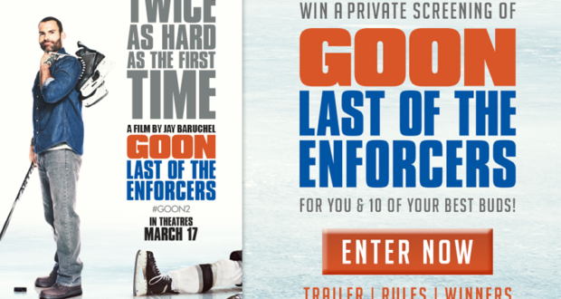 Concours gagnez des Billets pour le film Goon Last of the Enforcers