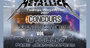 Concours gagnez des billets ZONE 1 pour assister au show de METALLICA