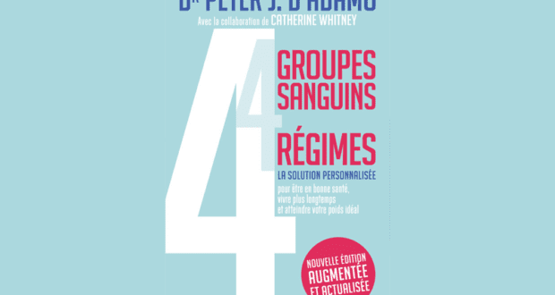 Concours gagnez le livre « 4 groupes sanguins 4 régimes »