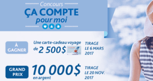 Concours gagnez un Chèque de 10000$, cartes cadeaux de 2500$...