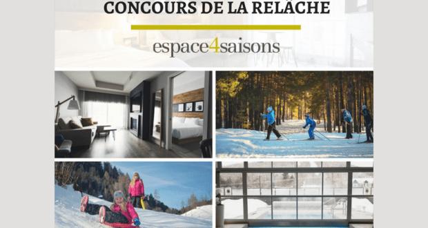 Concours gagnez un Séjour pour 4 personnes à l'Espace 4 saisons