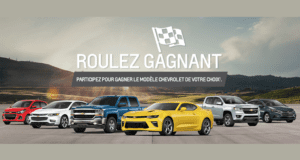 Concours gagnez un Véhicule Cadillac, GMC, Chevrolet ou Buick