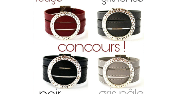 Concours gagnez un bracelet en cuir de Bijoux Tokade