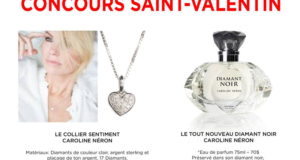 Concours gagnez un collier Sentiment de Caroline Néron + parfum