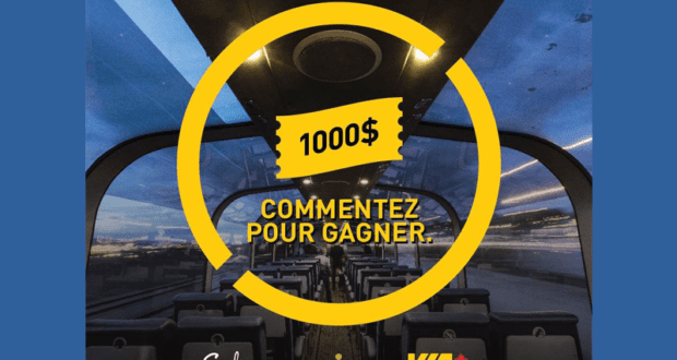 Concours gagnez un credit-voyage de 1000$