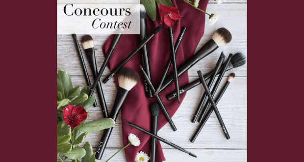 Concours gagnez un ensemble de 20 pinceaux de qualité professionnelle NYX