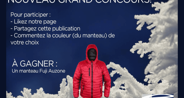 Concours gagnez un manteau matelassé Auzone